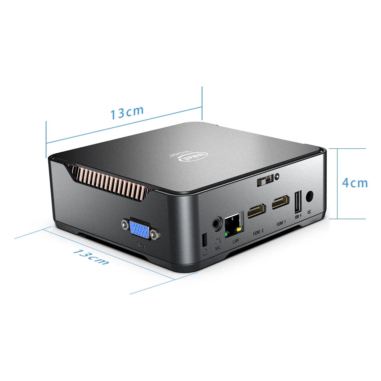 Mini PC : Intel PROZESSOR Inkl. Windows 11 2x HDMI VGA