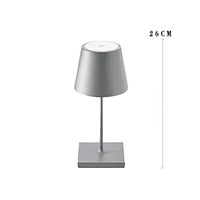 LED Table Lamp Type-C 5200mAh Battery Wireless Rechargeable IP54Waterproof Luxury Bedside Room Decor Led Lights Home Decoration