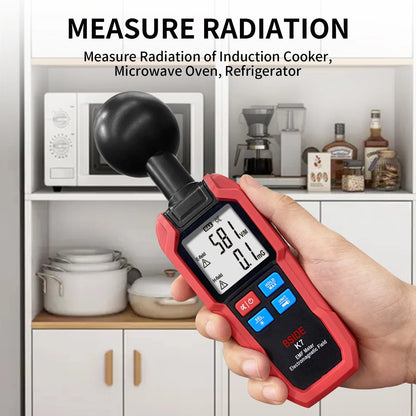 EMF Meter Professional Electromagnetic Field Radiation Detector Handheld Radiator Electric Magnetic Dosimeter Geiger Test